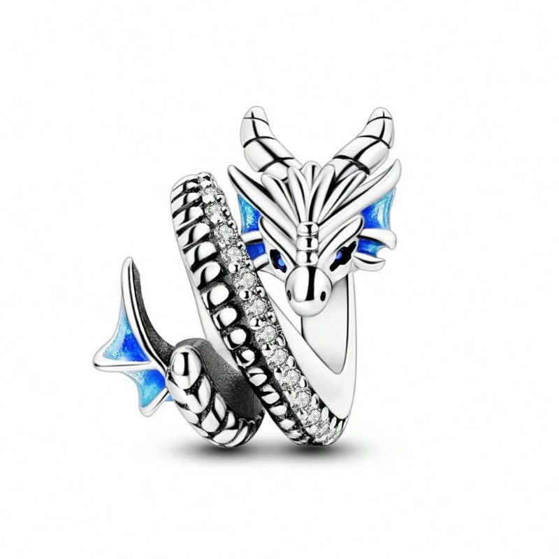 Charm Dragón en Plata 925