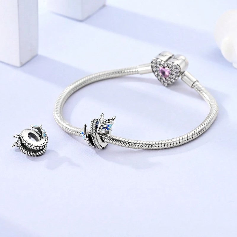 Charm Dragón en Plata 925