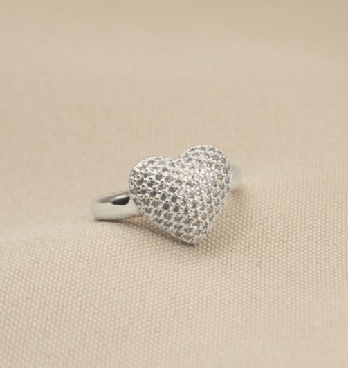 Anillo pirscila Baño de plata