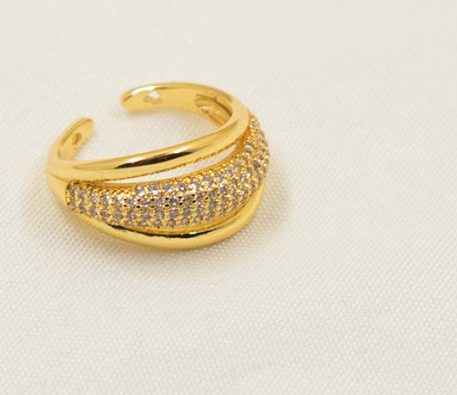 ANILLO TRIPLE CIRCONES