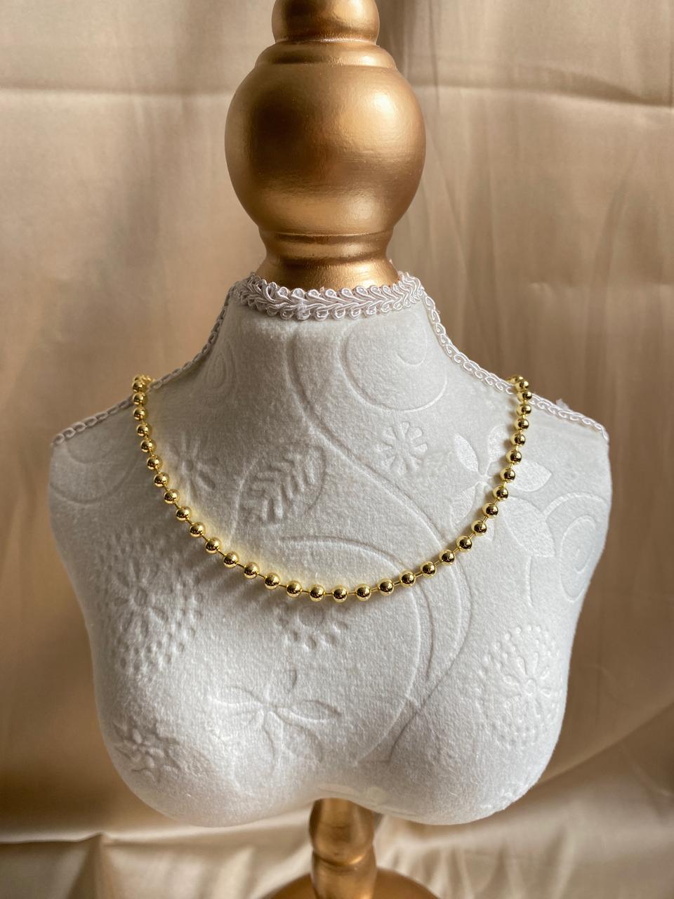 Cadena Balín Dorado