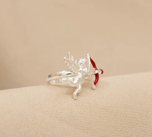 Cupido Mágico – Anillo con Baño en Plata