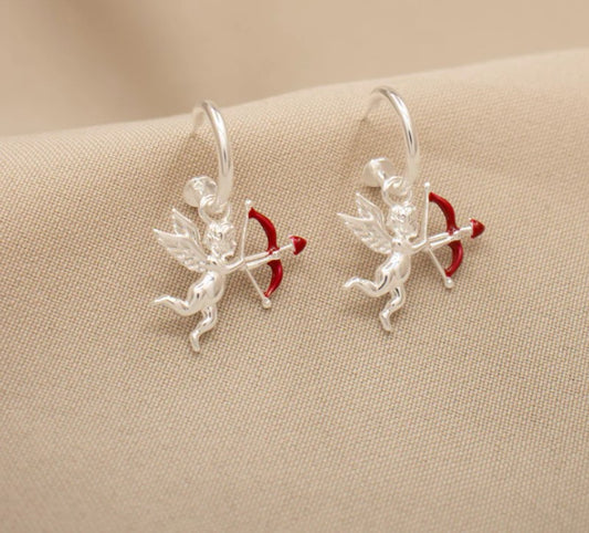Aretes Cupido Enamorado